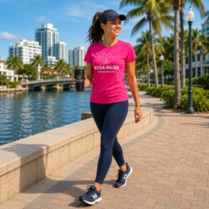 Camiseta Rosa Mujer